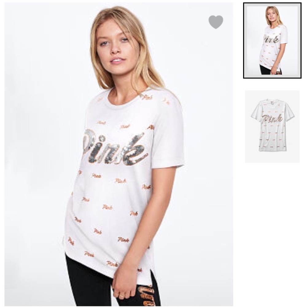 NWT. BLING CAMPUS SHORT SLEEVE SLEEVE LARGE